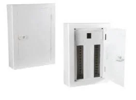QUADRO DIST SOBREPOR 44 DIN C/ BAR BIFASICO 100A BRANCO cód. 10892
