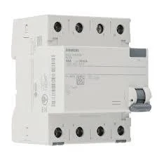 DISJUNTOR CORRENTE DE FUGA DR 4P, TIPO AC, 80A, 30MA - 5SV5 cód.4146