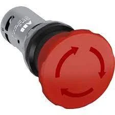 BOTAO EMERGENCIA 1NA+NF GIRO DESTRAVA VERMELHO 40MM cód.8270