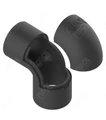 JOELHO COTOVELO C/ JANELA 3/4" PRETO cód.7269