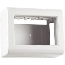 CAIXA + TAMPA 3 POSTOS LIZFLEX BRANCO cód.4988