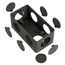 CAIXA PVC 1" CONDULETE 7 ENTRADAS PRETO cód.7262