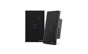 INTERRUPTOR SMART WI-FI TOUCH 1 EWS 1001 PRETO cód.6112