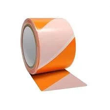 FITA ADESIVA ZEBRADA BRANCA/LARANJA 48X30M cód.7793