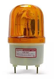 SINALIZADOR GIRAT LTE1101 10CM 220V AMARELO (GIROFLEX) cód.6654