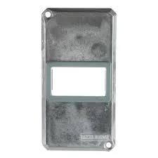 TAMPA P CONDULETE 1POSTO 1" HORIZONTAL LIZ/LUX S/P cód.4043