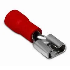 TERMINAL FASTON FEMEA FDD 1,25-250 VERMELHO 1,5MM LING 6,5MM cód.7371