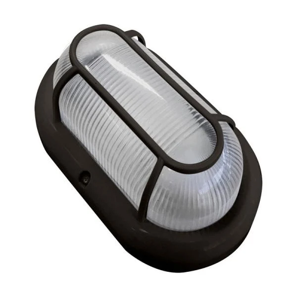 TARTARUGA CLEAN PP LENTE PC 1XE27 IP44 - PRETO cód. 10091