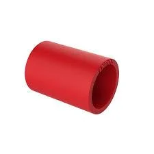 LUVA PVC VERMELHA 3/4" ANTI-CHAMA NBR 15465 cód.4383