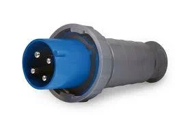 PLUGUE MACHO PLP-4579-63A-3P+T-220\240VCA-IP67-9H AZUL cód.4771
