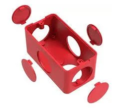 CAIXA CONDULETE 5 ENTR/ VERMELHA 1/2" 3/4" NBR 15465 cód.4388