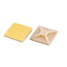 SUPORTE BRANCO P/ ABRACADEIRA TM20-B 20X20MM cód.6755