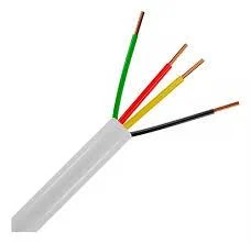 CABO P/ ALARME 2 PARES FLEX 4 VIAS BRANCO cód.6993