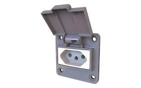 TOMADA EMBUTIR TES-3040-20A-2P+T-250VCA-IP44 cód.5121