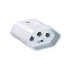 PLUGUE FEMEA TOMADA RESIDENCIAL 2P 10A 250V BRANCO cód.4720